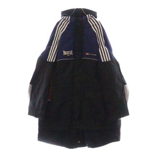 PROJECT G/R プロジェクトジーアール 25SS MULTI LAYERED TRACK JACKET マルチ レイヤード トラックジャケット ブラック/ブルー/レッド(フライトジャケット)