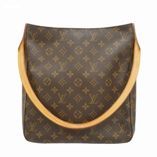 ルイヴィトン(LOUIS VUITTON)の★最終価格【5gb1168-h】ルイヴィトン ショルダーバッグ モノグラム ルーピングGM M51145 ブラウン【中古】レディース(ショルダーバッグ)
