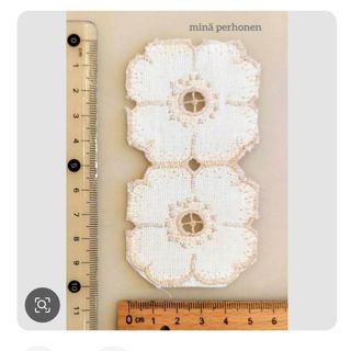 ミナペルホネン(mina perhonen)の7-t　ミナペルホネン　はぎれ　anemone(生地/糸)