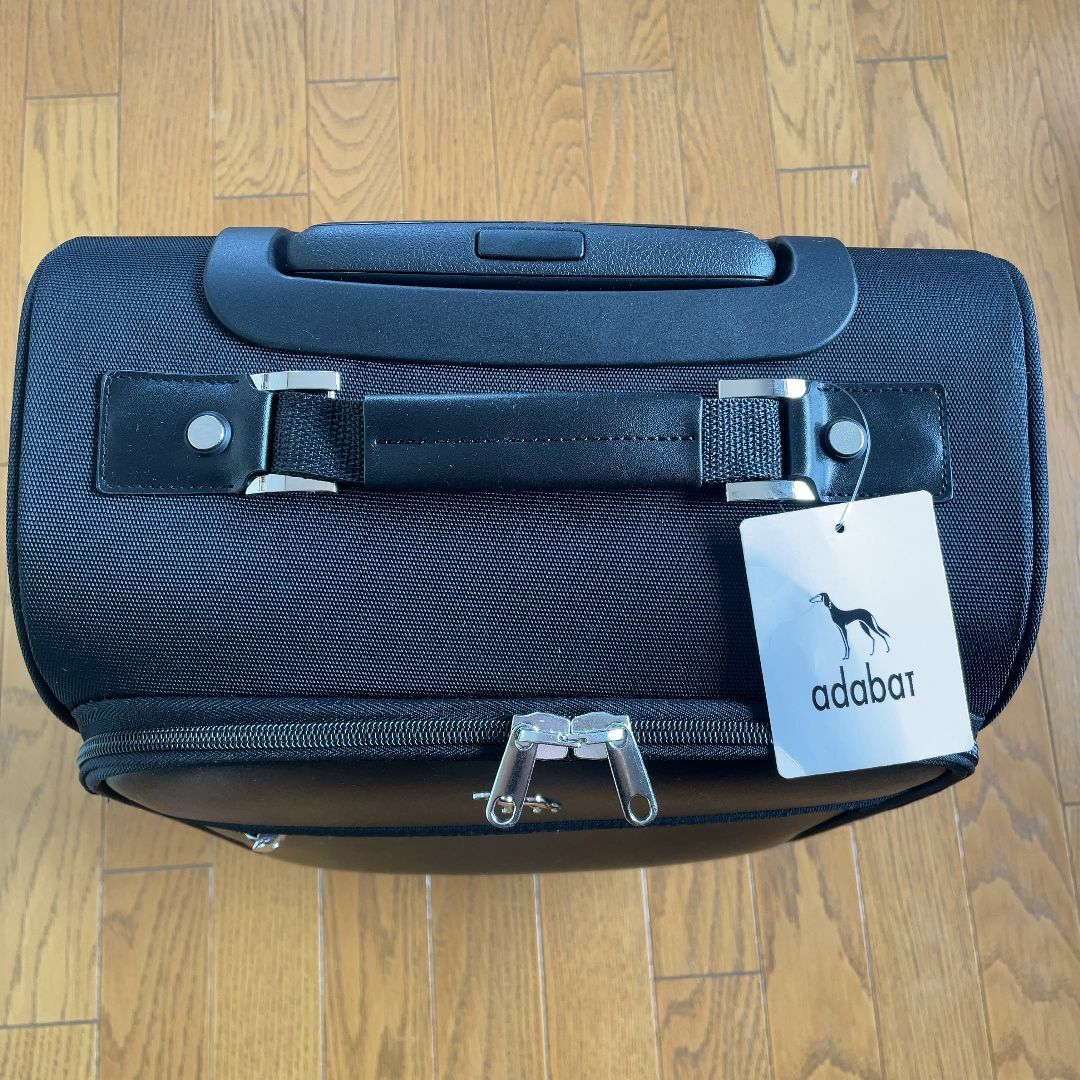 adabat(アダバット)のアダバット キャリーケース ブラック 機内持ち込みサイズ 手荷物 スーツケース メンズのバッグ(トラベルバッグ/スーツケース)の商品写真