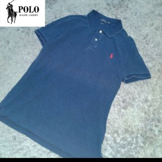 ポロラルフローレン(POLO RALPH LAUREN)のPOLO　RALPH LAUREN ラルフローレン　デニム調　ポニーロゴ刺繍  (ポロシャツ)