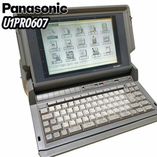 パナソニック(Panasonic)の希少 バックアップ電池交換済 パナソニック ワープロ FW-U1P607(ノートPC)