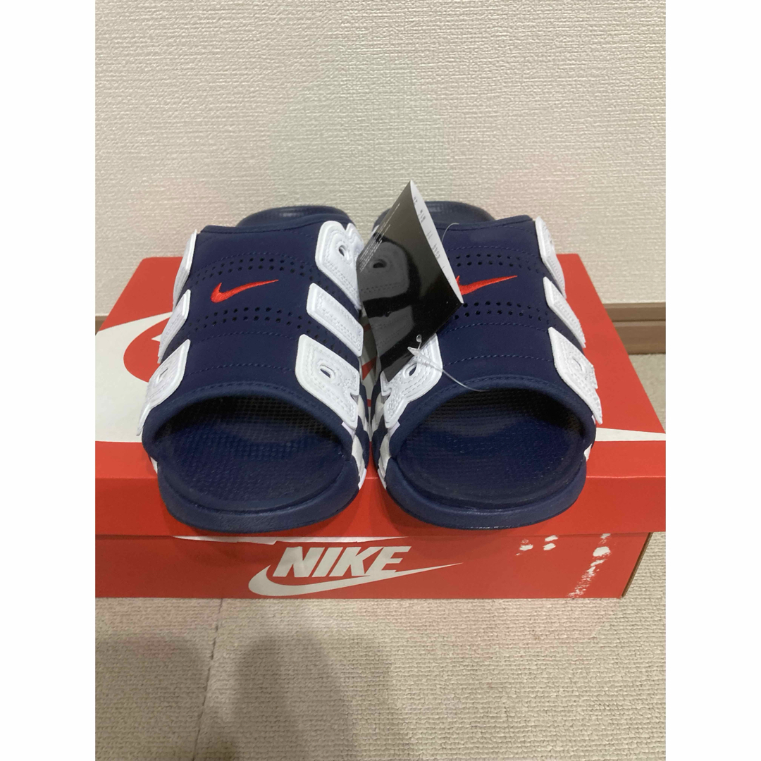 ナイキ エアモアアップテンポ サンダル ネイビー　27cm NIKE - 【新品】27cm ナイキ エアモアアップテンポ サンダル