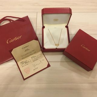 カルティエ(Cartier)の【moco様専用】カルティエ Cハート イエローゴールド ネックレス(ネックレス)