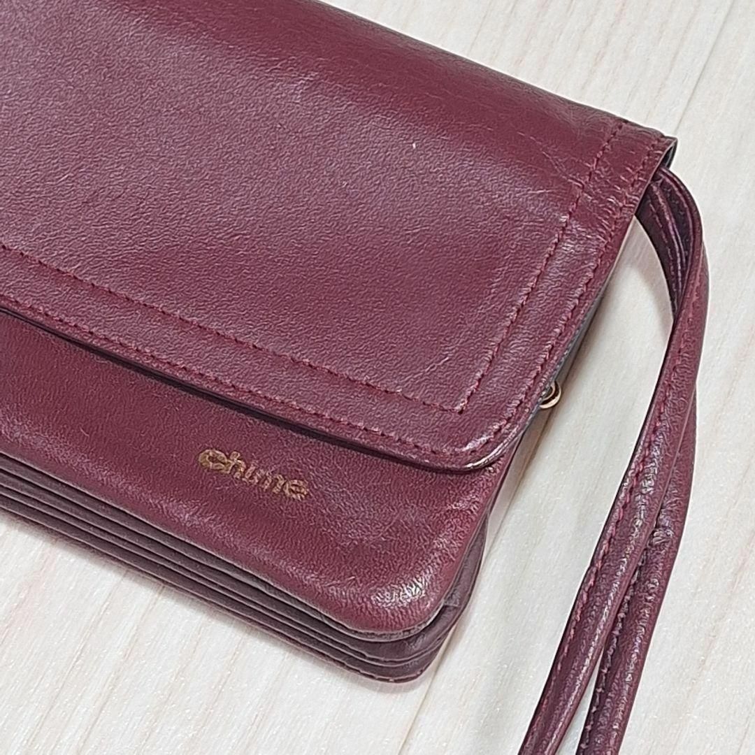 chime バーガンディ 長財布 レディースのファッション小物(財布)の商品写真
