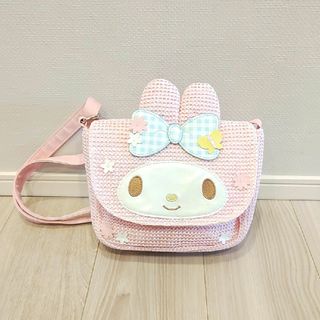 マイメロディ(マイメロディ)のマイメロディ　カゴ風　ショルダーバッグ　レア　新品　定価税込3520円(ショルダーバッグ)