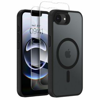 【特価商品】YINLAI iPhone 16e 用ケース 半透明 マグネット搭載(その他)
