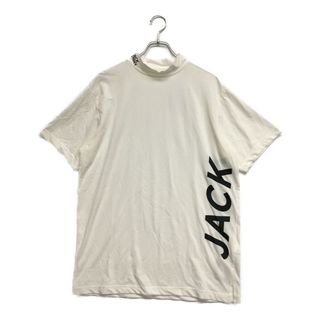 JACK BUNNY!! - coco 中古 ジャックバニー Jack Bunny!! メンズ 半袖シャツ 6(LL) 白 ホワイト モックネック ストレッチ
