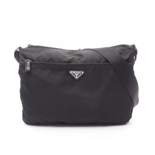 プラダ(PRADA)のプラダ PRADA Re-Nylon ショルダーバッグ バッグ ナイロン レザー レディース ブラック系 【中古】(ショルダーバッグ)