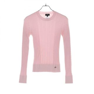 シャネル(CHANEL)のシャネル CHANEL ニット 衣料品 トップス カシミヤ レディース ピンク系 P73813K10579 【中古】(ニット/セーター)