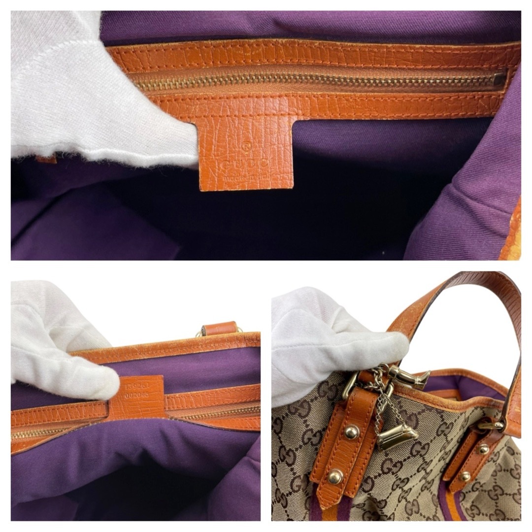 GUCCI(グッチ)の✨良品　GUCCI グッチ　ハンドバッグ　シェリーライン　GG柄　139261 レディースのバッグ(ハンドバッグ)の商品写真