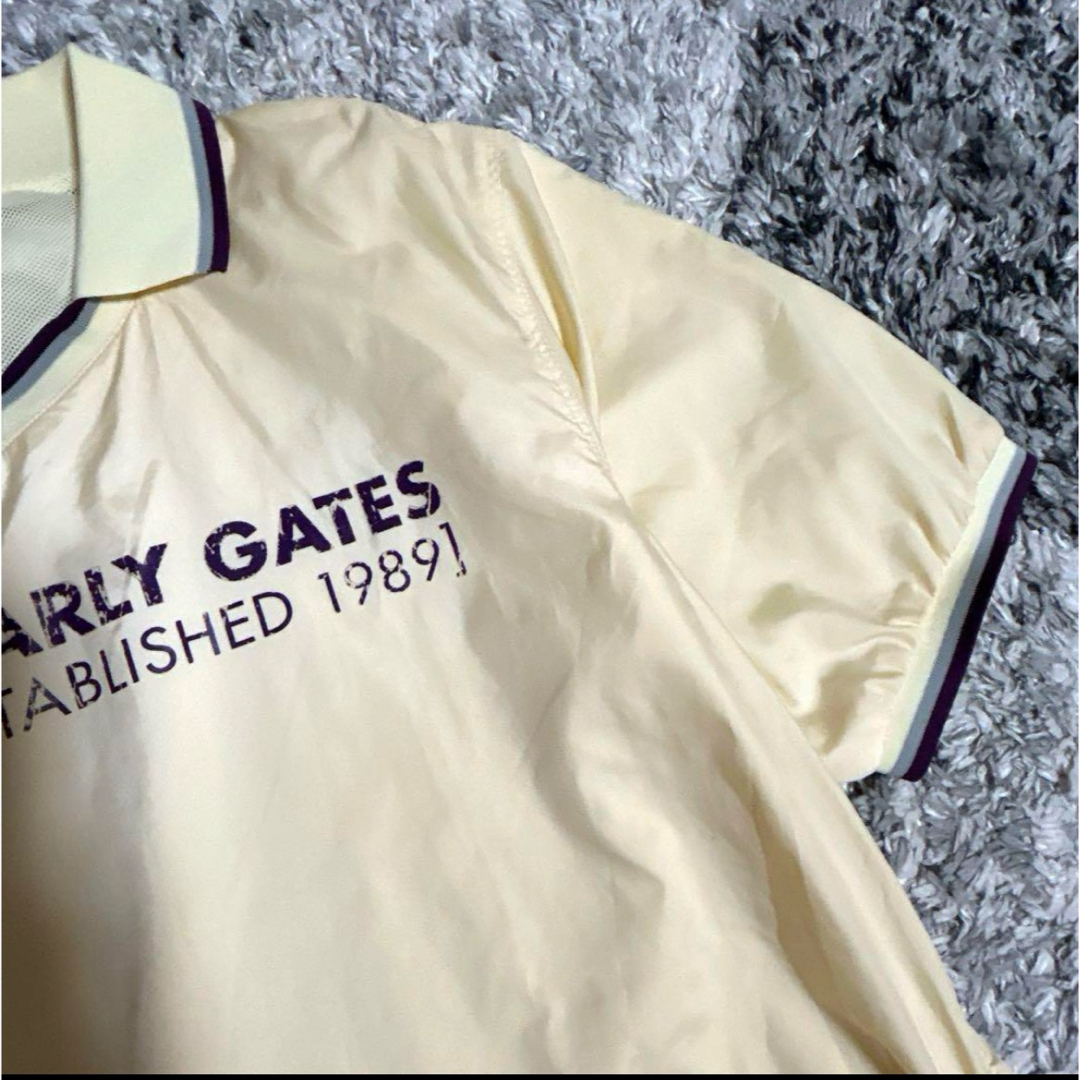 PEARLY GATES(パーリーゲイツ)のパーリーゲイツ　半袖　プルオーバー　シャカシャカ　メッシュ　4 スポーツ/アウトドアのゴルフ(ウエア)の商品写真