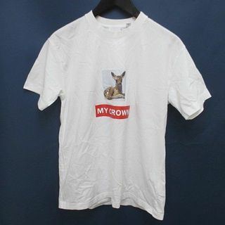 バーバリー(BURBERRY)のバーバリー BURBERRY 半袖 Tシャツ カットソー XXS 白系 ホワイト(Tシャツ/カットソー(半袖/袖なし))