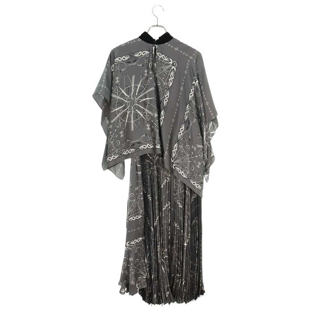 sacai×Dr.woo ワンピース プリントドレス sacai - サカイ 20-05160 Dr. Woo総柄プリントワンピース