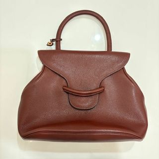 デルヴォー(DELVAUX)のデルヴォー デルボー DELVAUX ボルティモア ハンドバッグ ボルドー(ハンドバッグ)