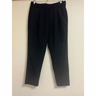 ザラ(ZARA)のzara プリーツ ジョガーパンツ パンツ 黒 M(スラックス)
