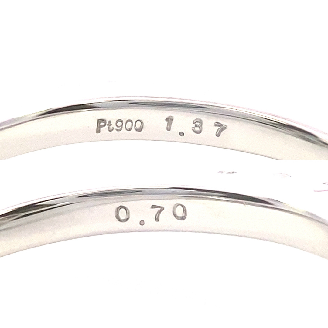 【JC6230】Pt900 天然パライバトルマリン ダイヤ リング レディースのアクセサリー(リング(指輪))の商品写真