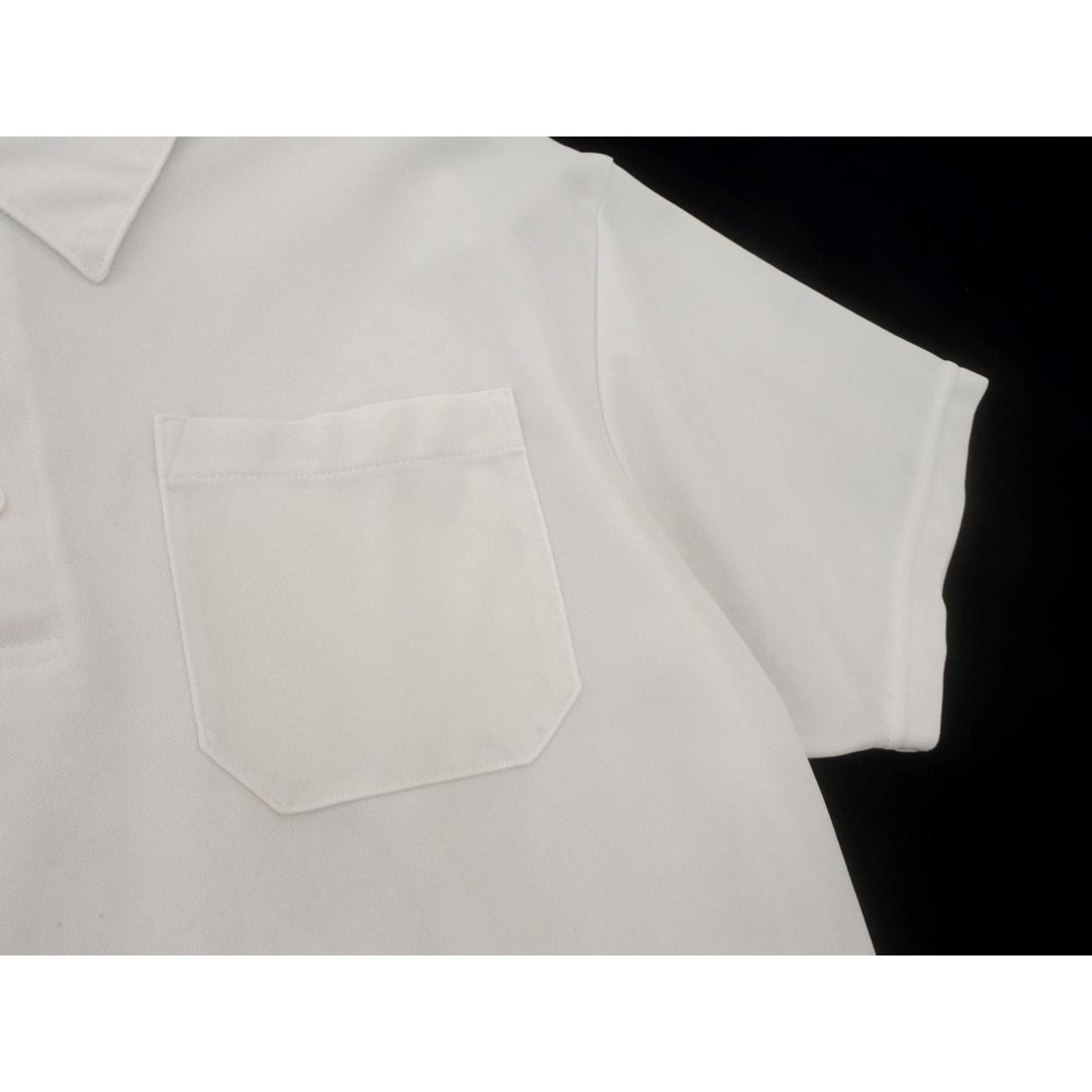 DESCENTE(デサント)のDESCENTE デサント ポロシャツ sizeS/白 ■◆ メンズ メンズのトップス(ポロシャツ)の商品写真