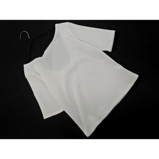 31 Sons de mode - 31 Sons de mode トランテアンソンドゥモード バックオープン カットソー size36/白 ■◆ レディース