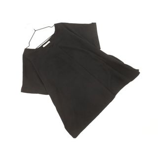 ルクールブラン(le.coeur blanc)のle.coeur blanc ルクールブラン Vネック カットソー size38/黒 ■◆ レディース(カットソー(半袖/袖なし))