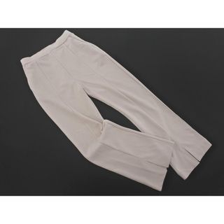 グローバルワーク(GLOBAL WORK)のGLOBAL WORK グローバルワーク フレア パンツ sizeM/ライトベージュ ■■ レディース(その他)