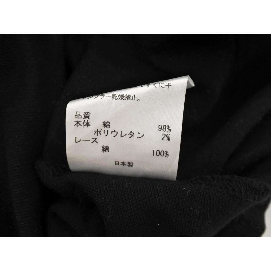 ANNA SUI(アナスイ)のANNA SUI アナスイ DOLLY GIRL レース ポロ シャツ ワンピース size2/黒 ■◆ レディース レディースのワンピース(ミニワンピース)の商品写真
