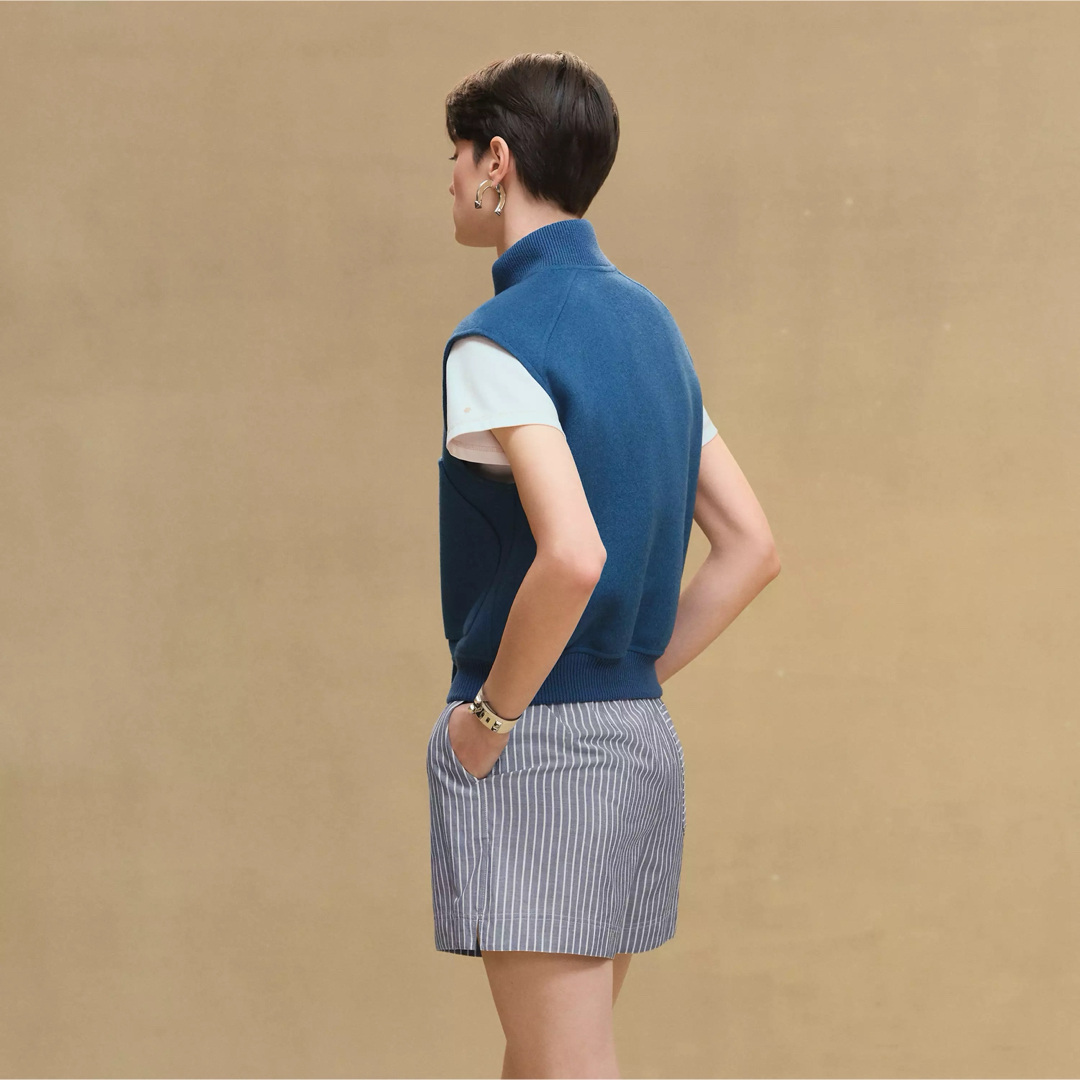 HERMES(エルメス)のエルメス　ショートジャケット カシミヤ・ダブルフェイス レディースのジャケット/アウター(テーラードジャケット)の商品写真