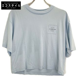 コーチ(COACH)のコーチ CR359 DSB M ﾗｲﾄﾌﾞﾙｰ ｶﾞｰﾒﾝﾄ ﾀﾞｲ ｸﾛｯﾌﾟﾄﾞ Tｼｬﾂ XS(タイツ/ストッキング)