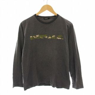 バーバリーブラックレーベル(BURBERRY BLACK LABEL)のバーバリーブラックレーベル Tシャツ カットソー クルーネック 長袖 2 グレー(Tシャツ/カットソー(七分/長袖))