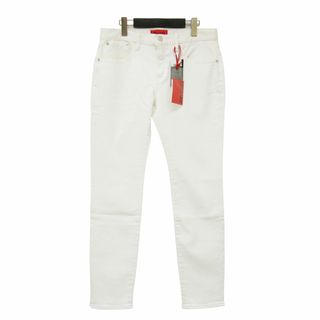 レッドカード(RED CARD)の【新品】RED CARD レッドカード パンツ ホワイト 白 サイズ:27(XXL) / アニバーサリー スリム テーパード デニム パンツ / Anniversary / スキニー ストレッチ コットン / 日本製 / ボトムス ジーンズ ジーパン【レディース】(デニム/ジーンズ)