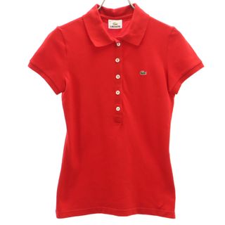 ラコステ　レディース　ポロシャツ　未使用 LACOSTE ラコステ レディース スキッパーネックポロシャツ