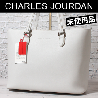 シャルルジョルダン(CHARLES JOURDAN)の✨未使用品✨ CHARLES JOURDAN トートバッグ ホワイト系(トートバッグ)