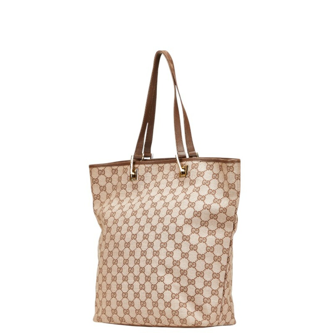 Gucci GGキャンバス トートバッグ GUCCI グッチ GGキャンバス×レザー トートバッグ ハンドバッグ