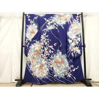 平和屋着物■豪華振袖　草花文　正絹　逸品　AAAW4845mf(振袖)