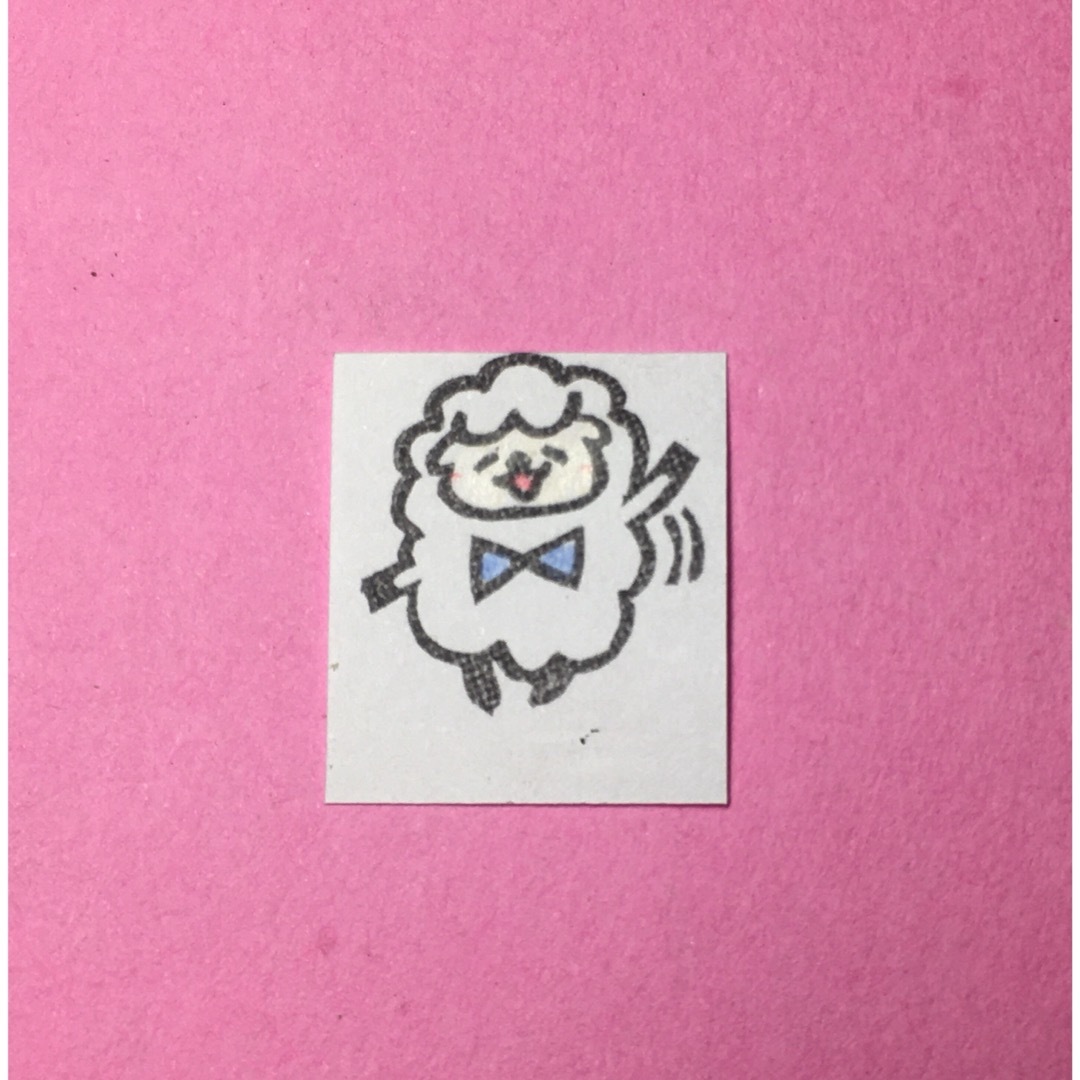 消しゴムはんこ　羊 ハンドメイドの文具/ステーショナリー(はんこ)の商品写真