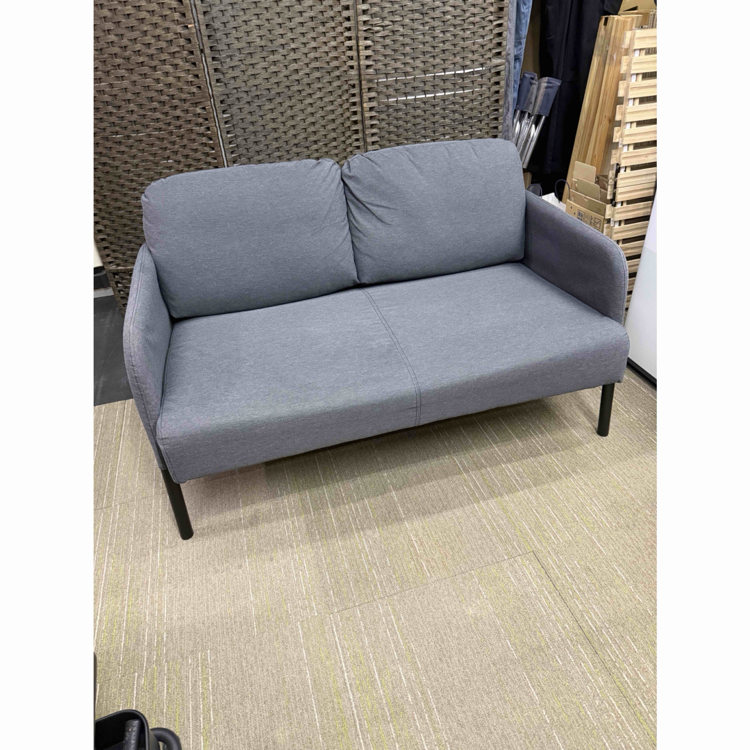 IKEA(イケア)の【洗浄消毒作業済】IKEA 2人掛けソファー　GLOSTAD グロスタード インテリア/住まい/日用品のソファ/ソファベッド(二人掛けソファ)の商品写真