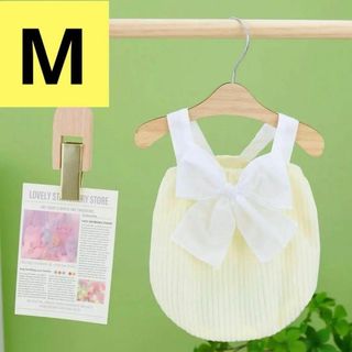 犬 服 M ペット服 犬服 ワンピース 可愛い服 犬の服 蝶結び★
