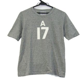サンテテ 半袖Ｔシャツ トップス コットンT レディース グレー×白 Saintete(Tシャツ(半袖/袖なし))