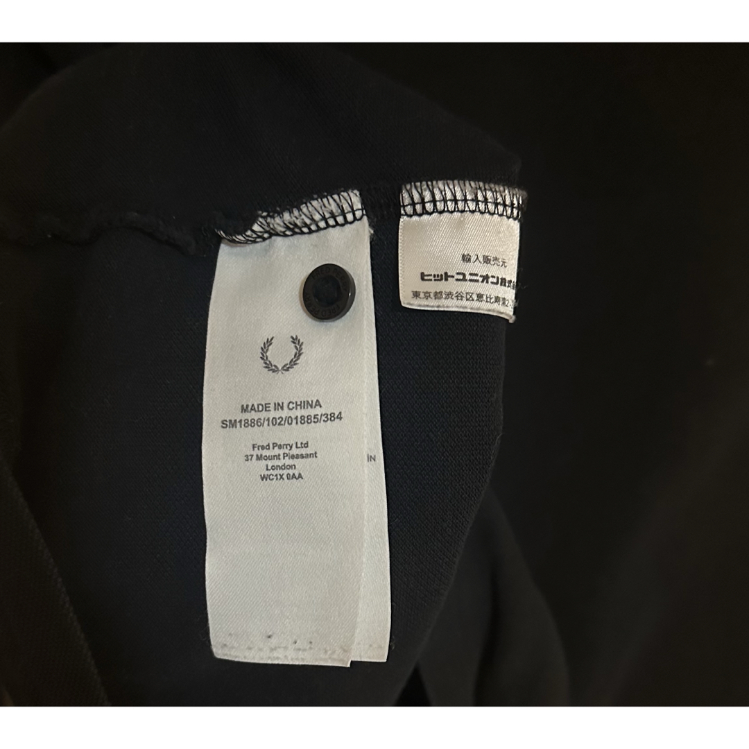 FRED PERRY(フレッドペリー)の限定コラボ フレッドペリー×グッドフッド カノコ 長袖 ポロシャツ ブラック メンズのトップス(ポロシャツ)の商品写真