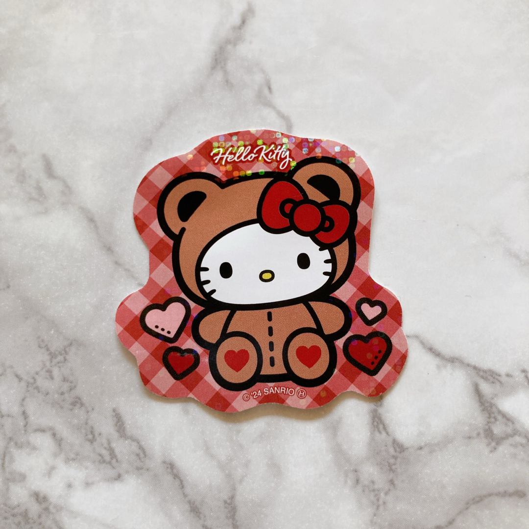 サンリオキャラクターズ ステッカー付きチョコ シール ダイカットステッカー エンタメ/ホビーのおもちゃ/ぬいぐるみ(キャラクターグッズ)の商品写真