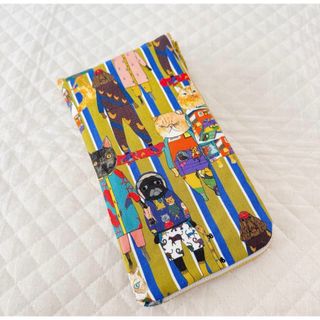 ♡Zipper wallet♡L字ファスナーマルチケース/mannine生地(財布)