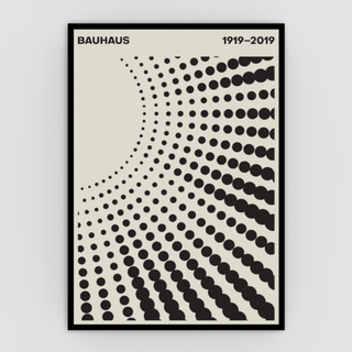 66.Bauhaus　バウハウス　モノトーン　北欧　インテリア　アートポスター(その他)