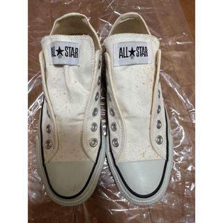 オールスター(ALL STAR（CONVERSE）)のコンバース CONVERSE ALLSTAR 白　スリッポン　24cm(スニーカー)