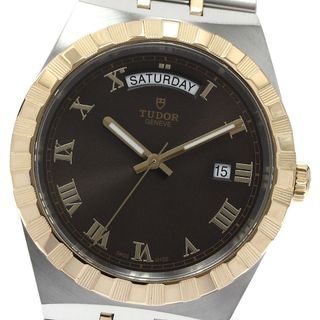 チュードル(Tudor)のチュードル TUDOR 28603 ロイヤル デイデイト YGコンビ 自動巻き メンズ 美品 保証書付き_891454(腕時計(アナログ))