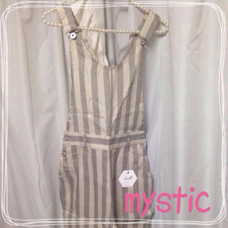 ミスティック(mystic)の♡ストライプサロペット♡(サロペット/オーバーオール)