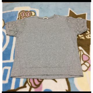 スタディオクリップ(STUDIO CLIP)の【studio clip】半袖Tシャツ 袖レース(Tシャツ(半袖/袖なし))