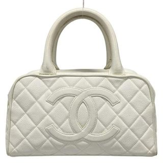 シャネル(CHANEL)のCHANEL(シャネル) ハンドバッグ - A20996 白 ゴールド金具/ミニボストン(ハンドバッグ)