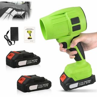 ブロワー エアダスター 大容量バッテリー 2個 55000RPM 強力 軽量(その他)