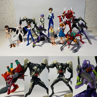 エヴァ【美品】フィギュア！海洋堂！初号機！二号機！量産型！シンジ！レイ！アスカ！