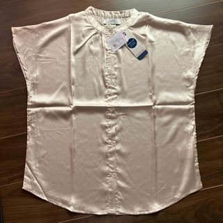 新品未使用☆Little Lily ベージュ 半袖シャツ Lサイズ(シャツ/ブラウス(半袖/袖なし))